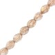 Abalorios Pinch beads de cristal Checo 5x3mm - Chalk white teracota red 03000/15495